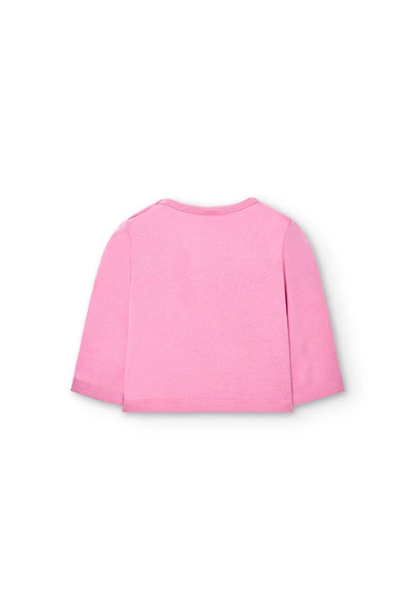 Pack de punto combinado de bebé niña en color rosa