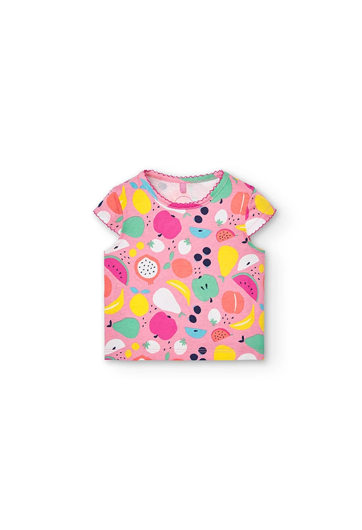 Pack tricoté pour bébé fille en bleu