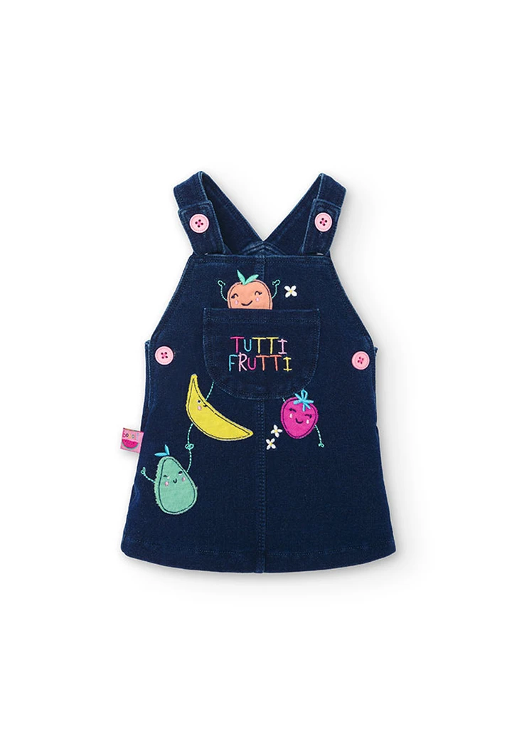 Pack tricoté pour bébé fille en bleu