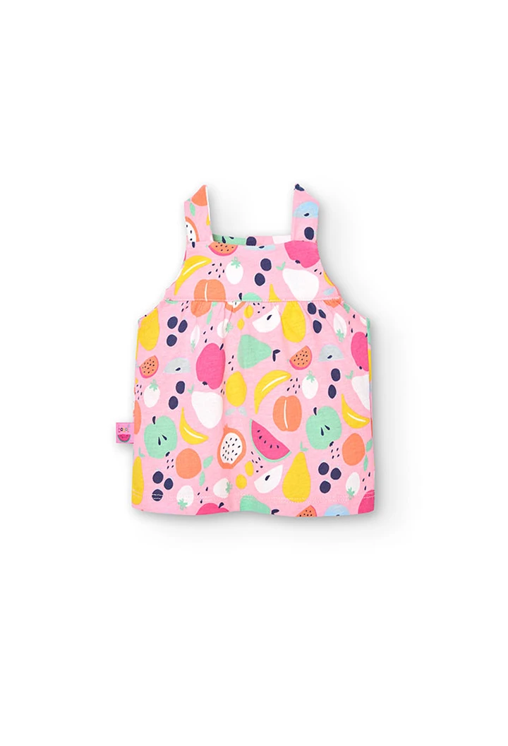 Pack bébé tricoté imprimé fruits