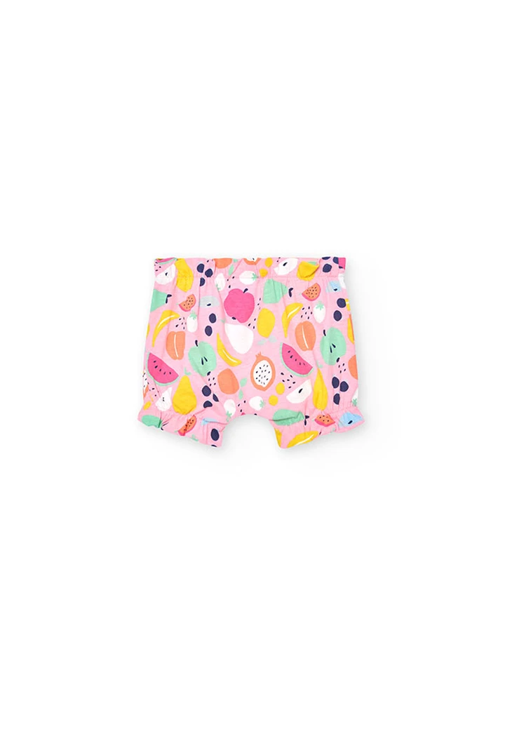 Pack bébé tricoté imprimé fruits