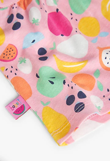 Baby fruit print knit pack