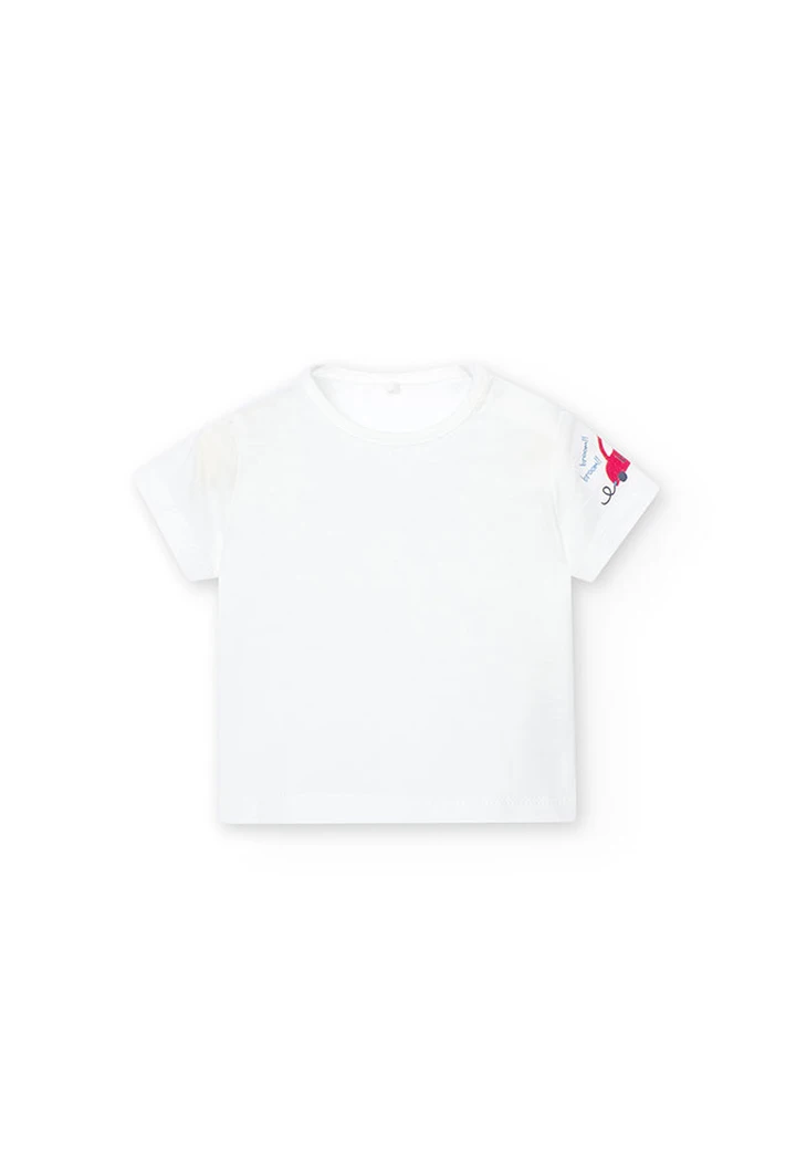 Pack tricoté bébé blanc imprimé