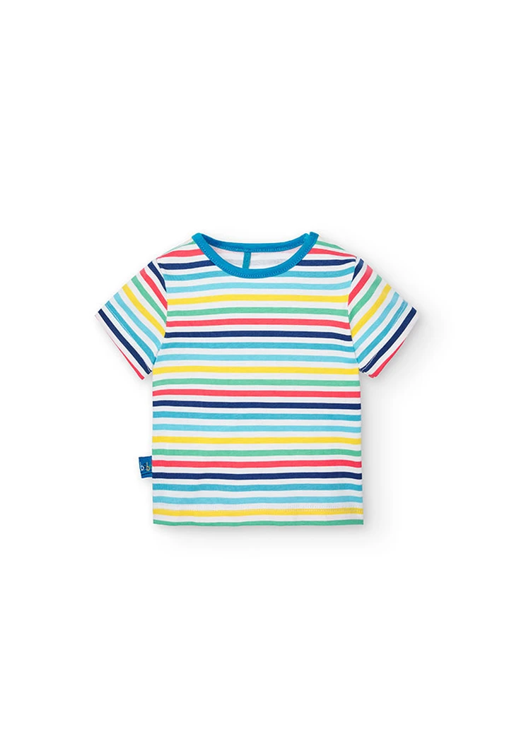 Pack tricoté de bébé garçon en bleu