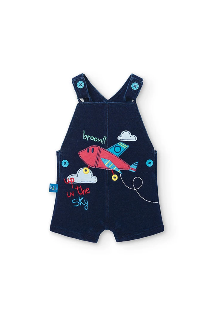 Pack tricoté de bébé garçon en bleu