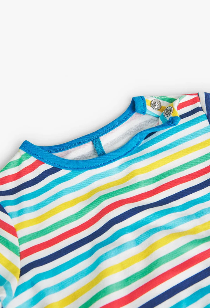 Pack tricoté de bébé garçon en bleu
