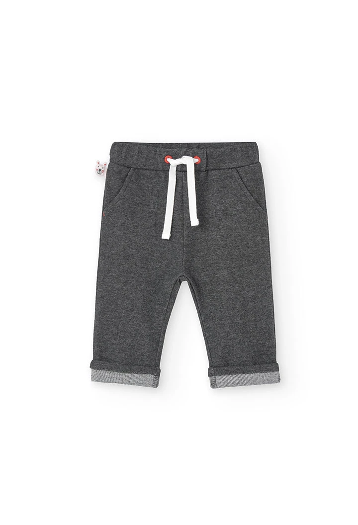 2tlg. Set mit Pullover und Hose für Baby-Jungen mit Bordürenmuster