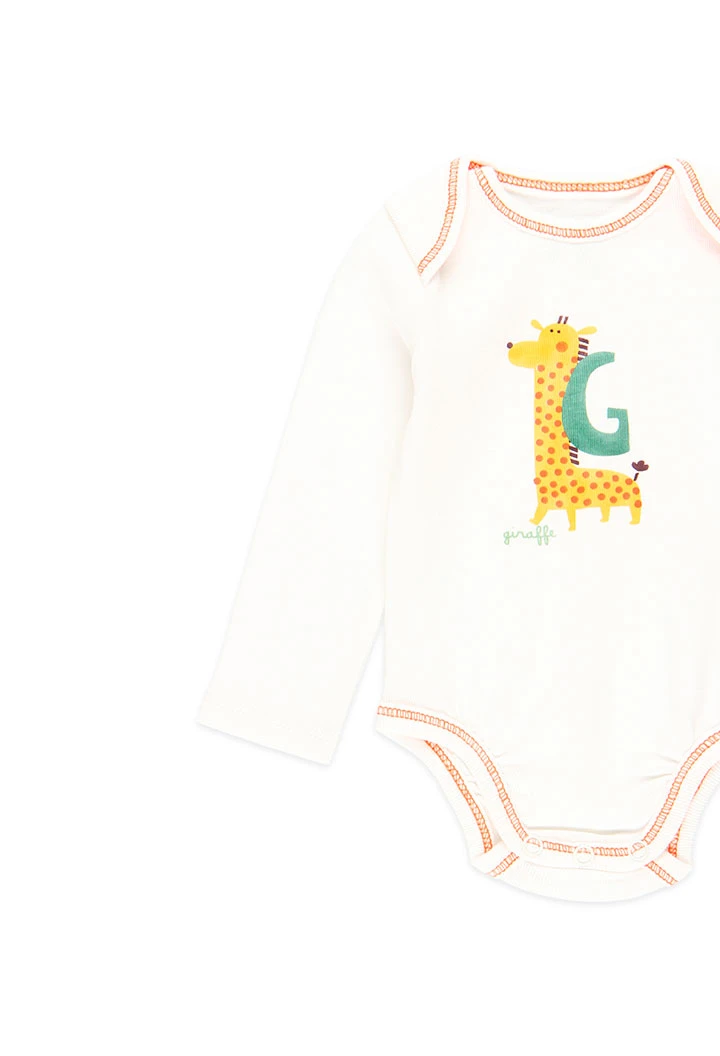Pack de 2 bodys maille pour bébé - organique