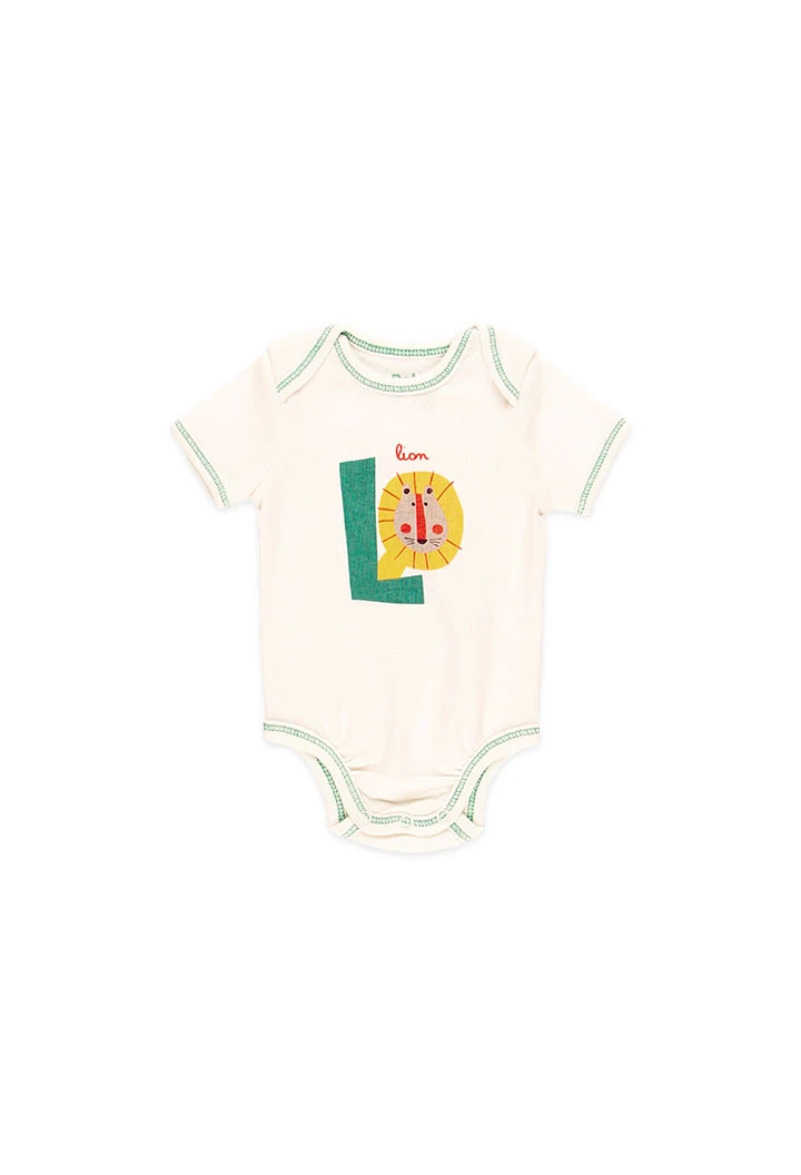 Pack de 2 bodys maille pour bébé - organique