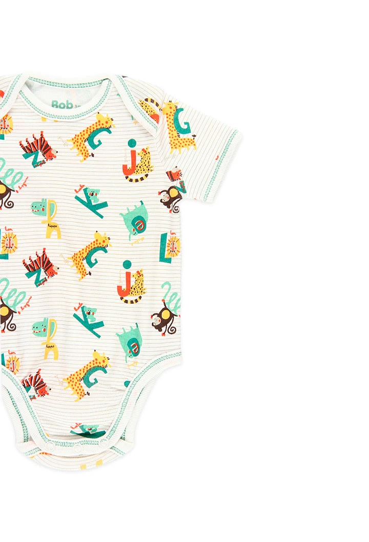 Pack de 2 bodys maille pour bébé - organique
