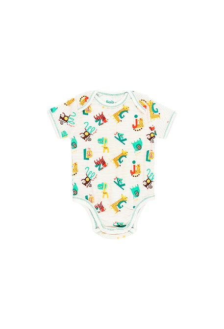 Pack de 2 bodys maille pour bébé - organique