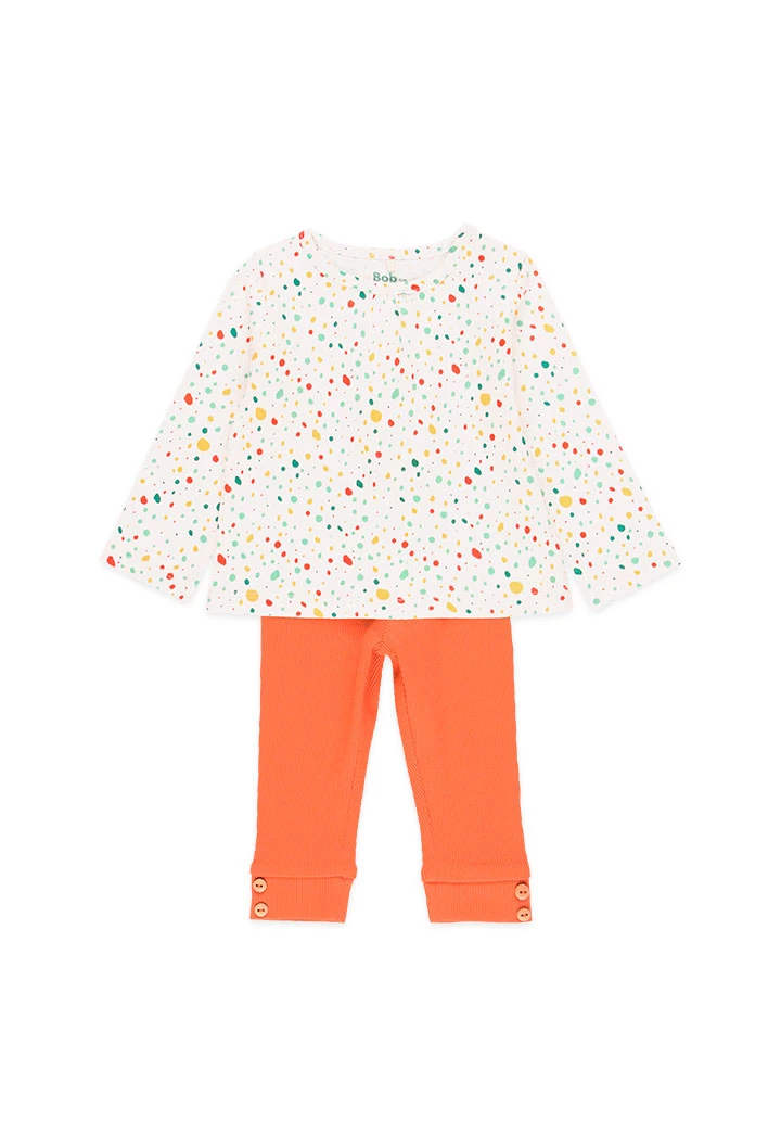 Pack en tricot bi matiere pour bébé - organique