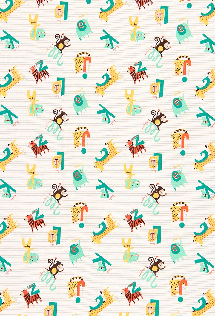 Couverture "animaux" pour bébé - organique