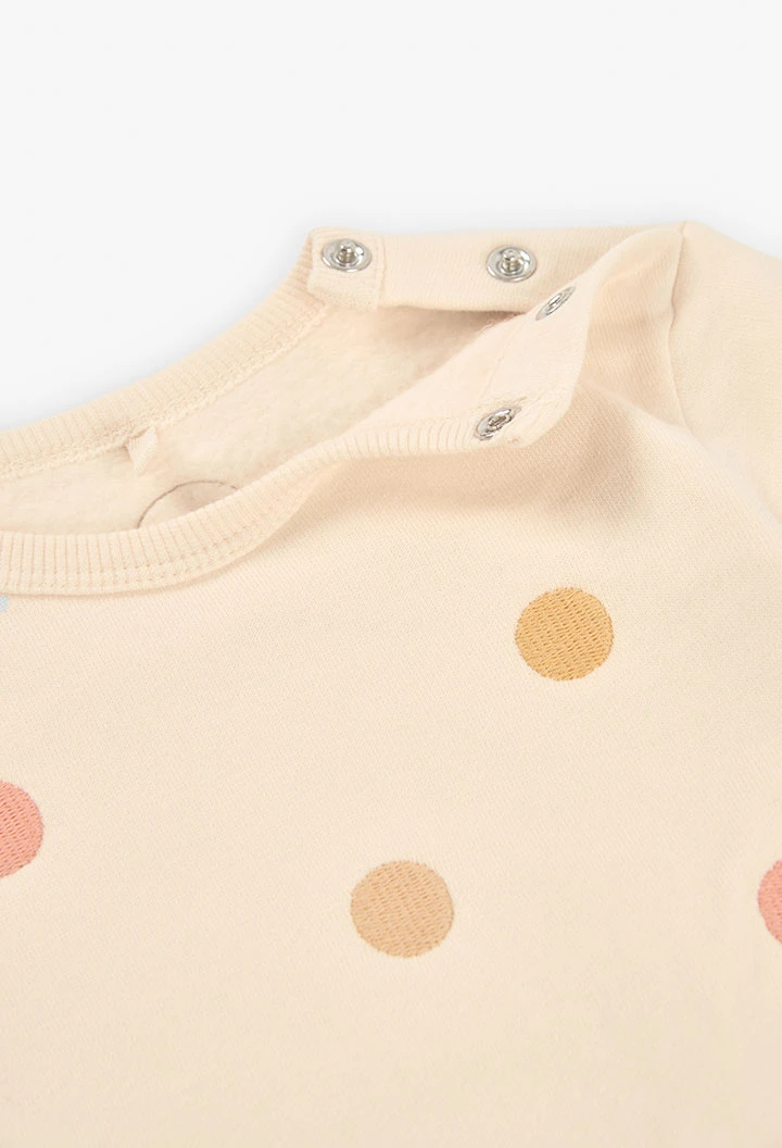 Sudadera bebé de felpa