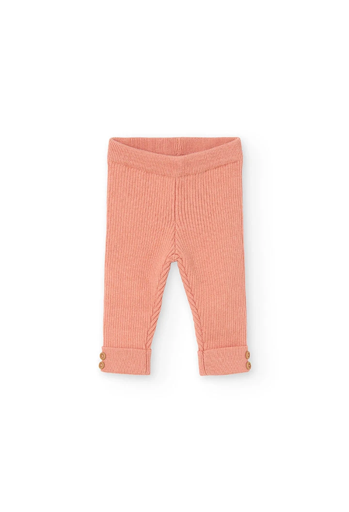 Leggings bébé rose