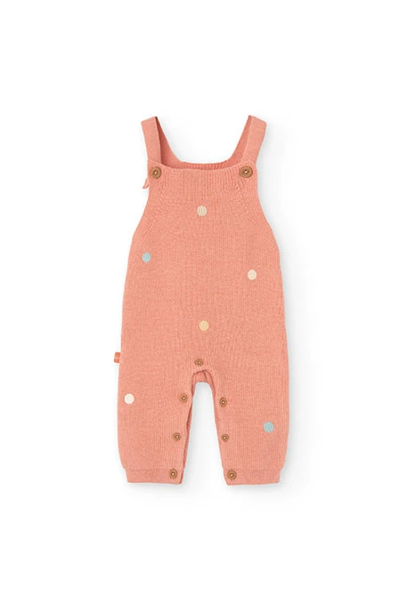 Salopette rosa per neonato