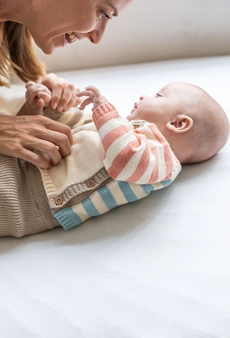 Baby striped jumper