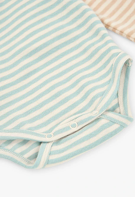 Cream knit baby bodysuit