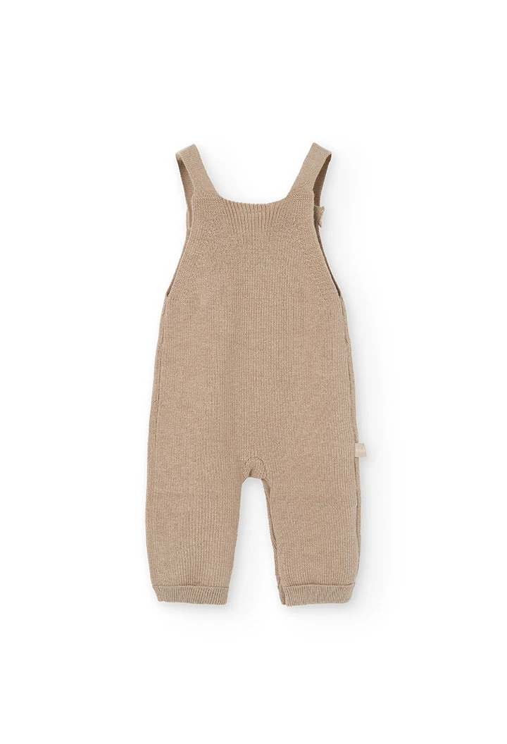 Salopette bébé beige