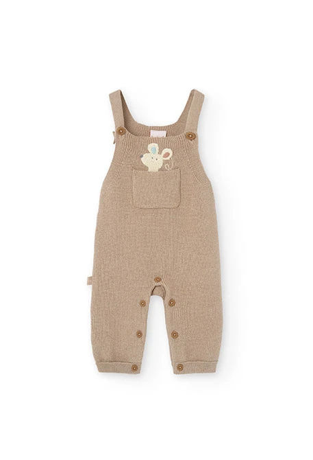 Salopette bébé beige