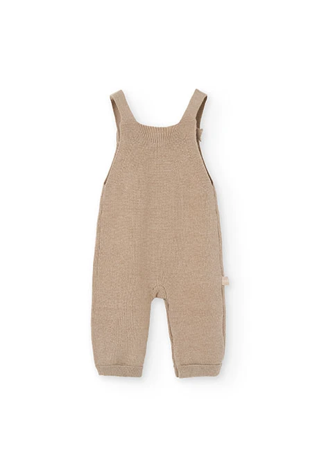 Salopette bébé beige