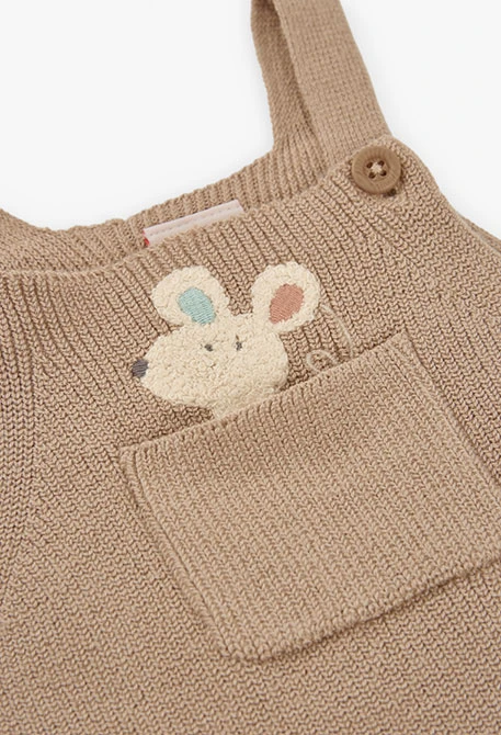 Salopette bébé beige
