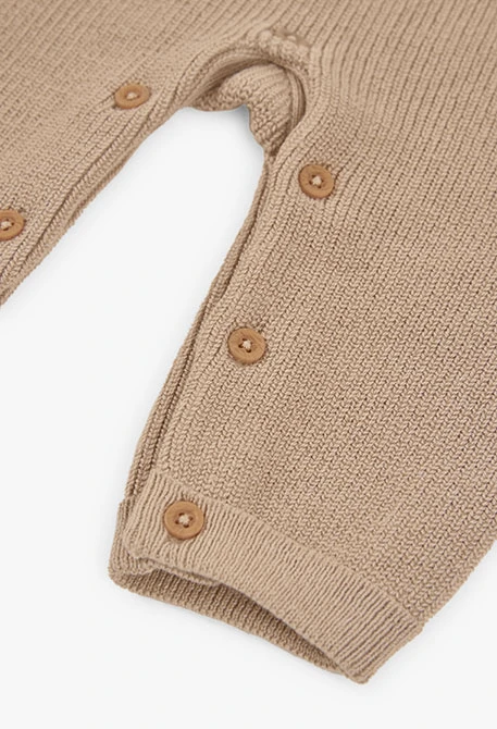 Salopette bébé beige