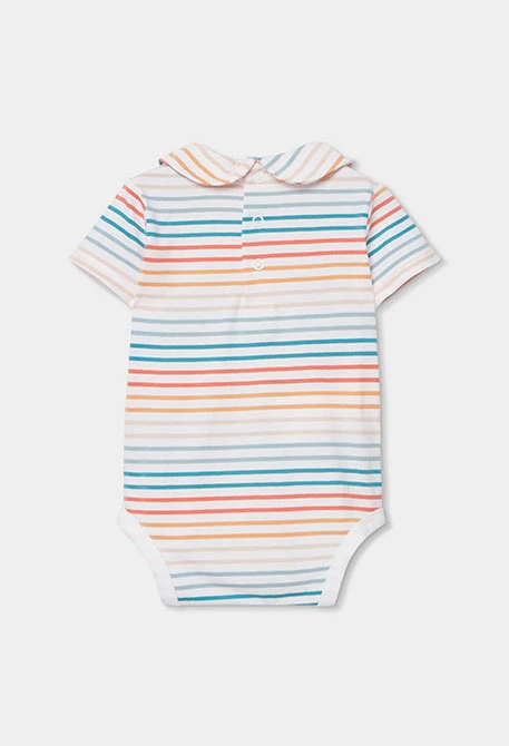 Conjunto bebé body e macacão denim