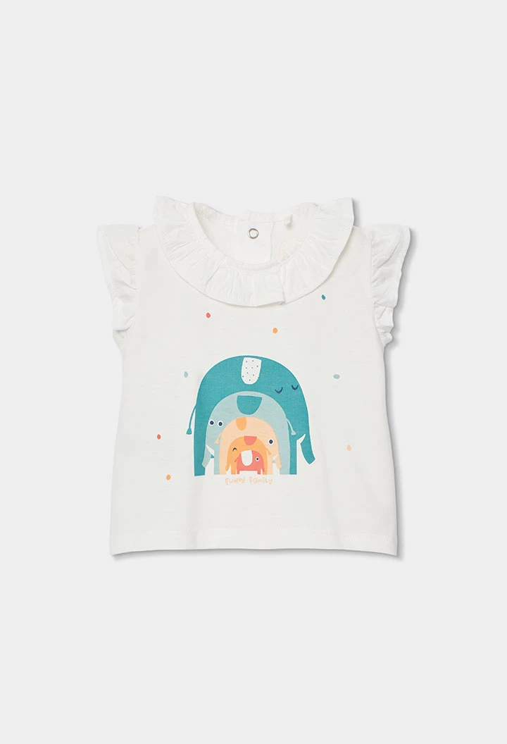 Ensemble bébé coton blanc