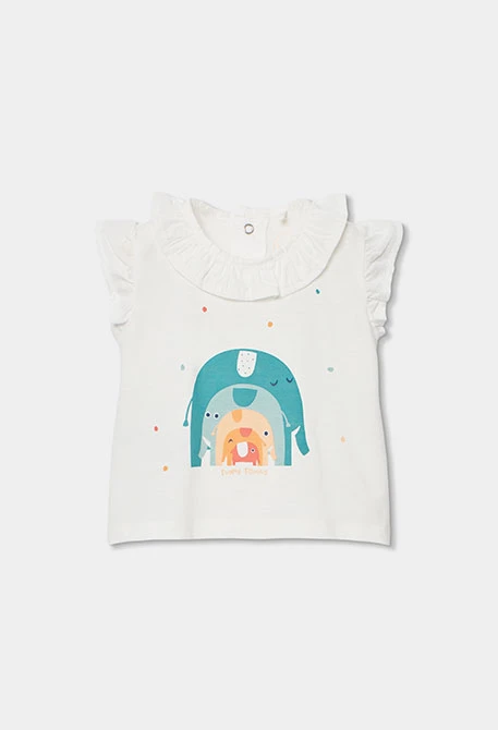 Set neonato cotone in bianco