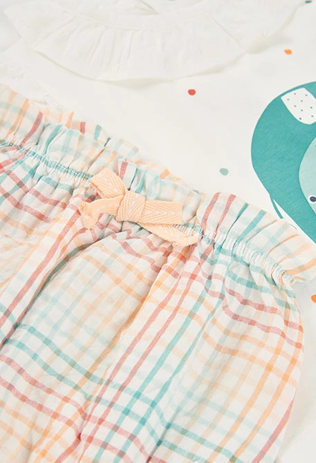 Set neonato cotone in bianco