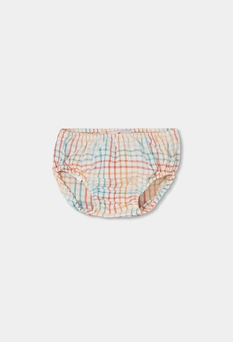 Vestit punt combinat beix