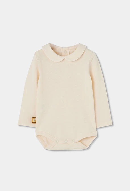Ensemble maille bébé fille marron brodé écureuil