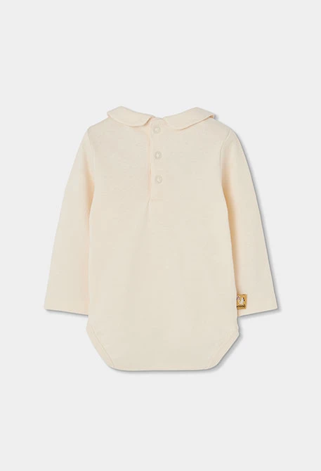 Ensemble maille bébé fille marron brodé écureuil