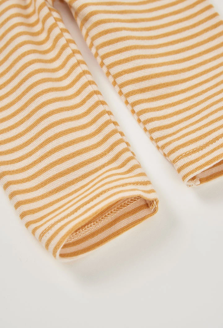 Ensemble en maille bébé fille écru brodé écureuil