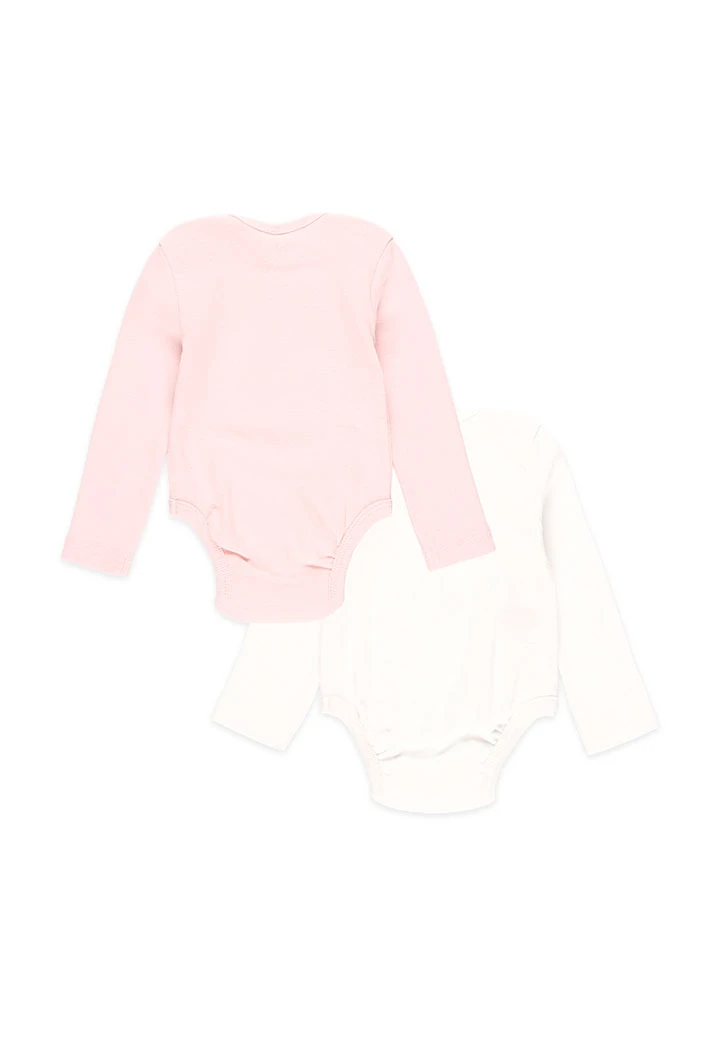 Pack de 2 bodys cotêlée - organique pour bébé