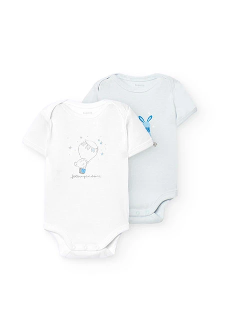 Pack de 2 bodys - organique pour bébé