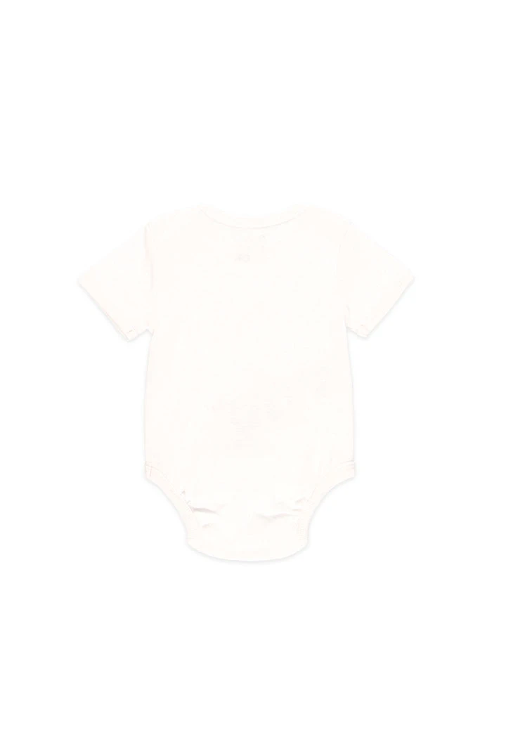 Pack 2 bodys básicos de bebé niña blanco y rosa