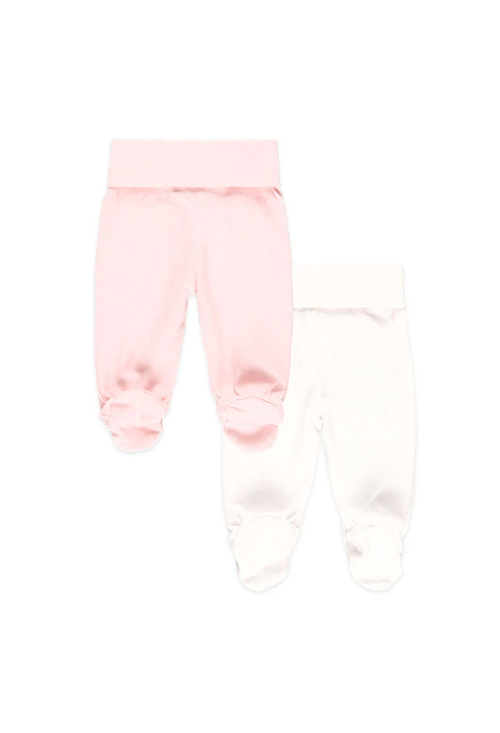 Pack de 2 jambières pour bébé - organique