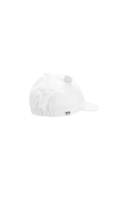 Gorra bebé con orejas blanca