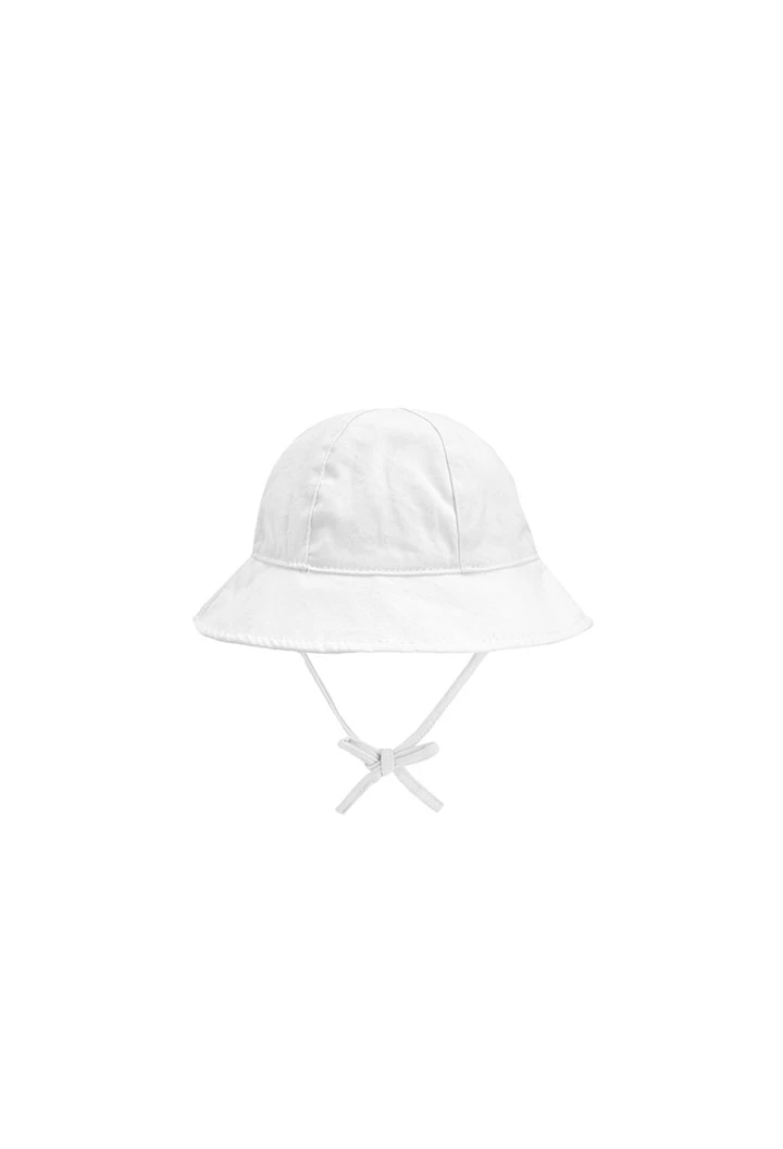 Gorro blanco algodón bebé