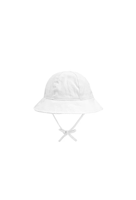 Gorro blanco algodón bebé
