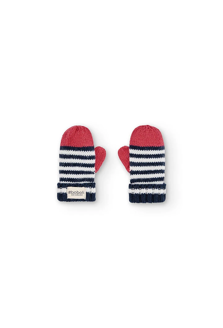 Knitwear mittens for baby