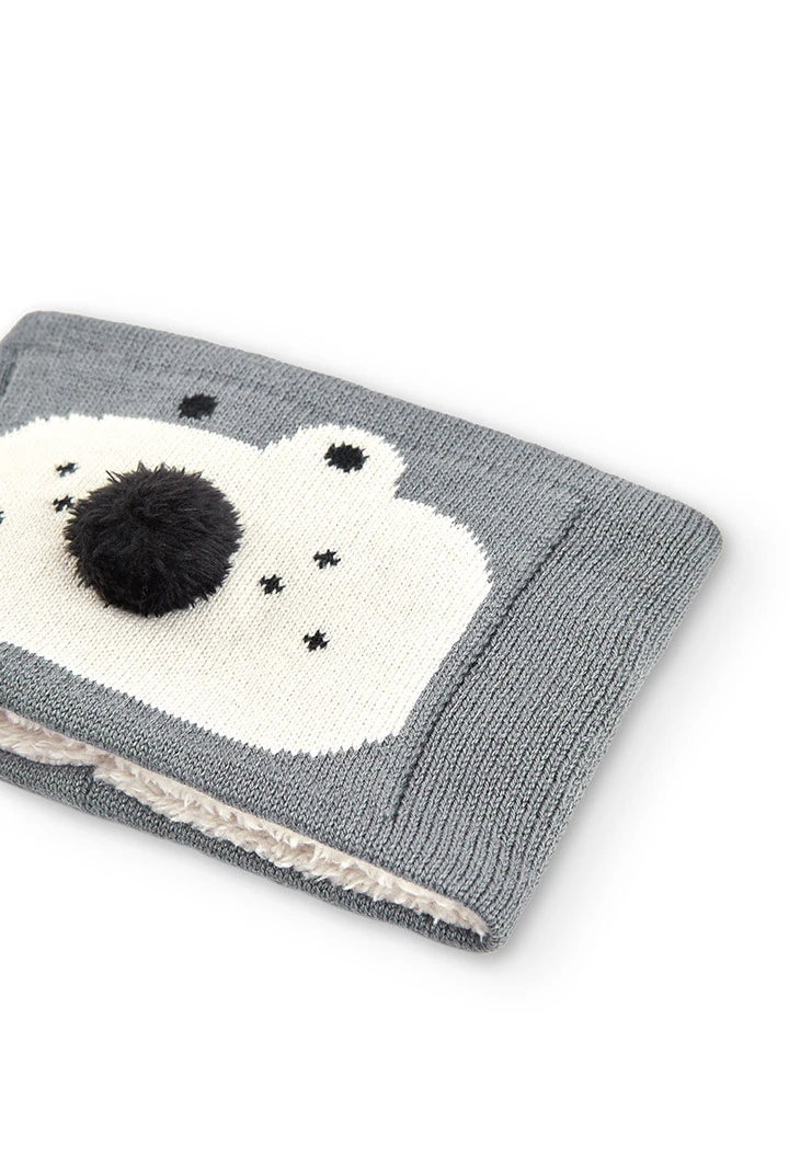Cache-cou tricot pour bébé