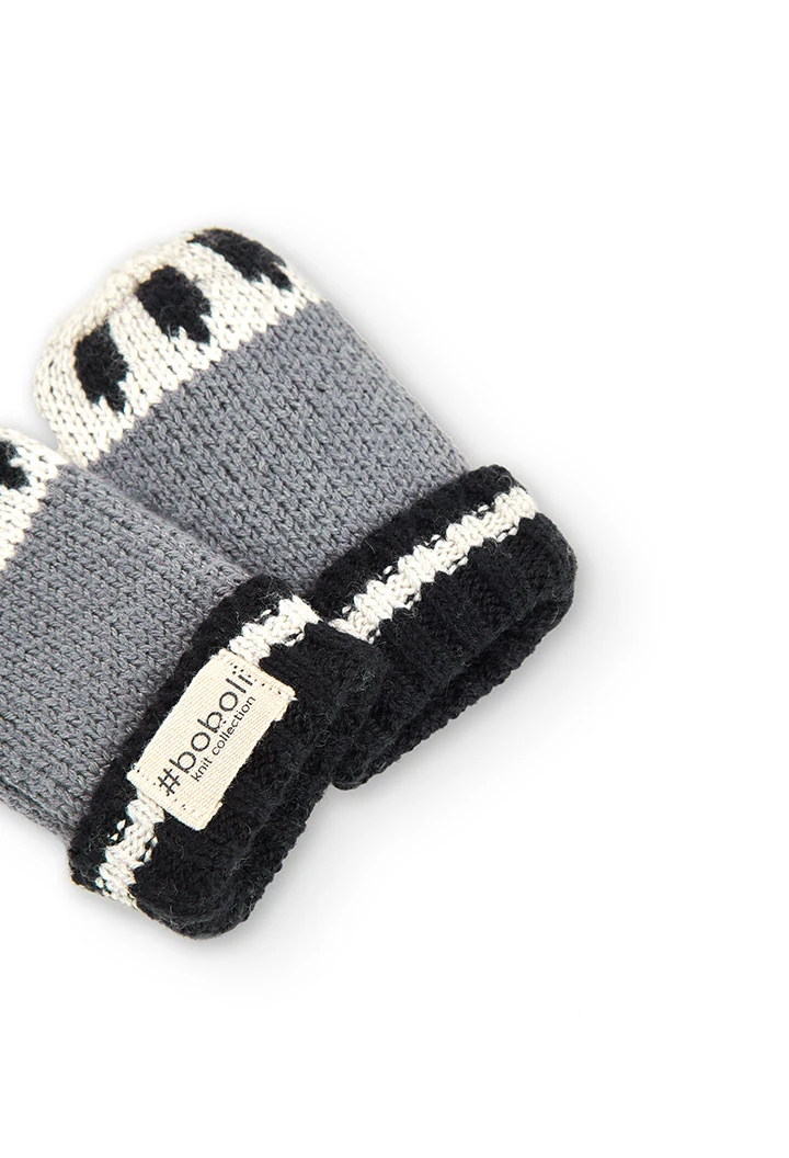 Knitwear mittens for baby