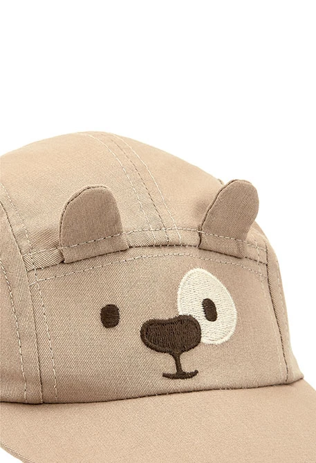 Poplin cap for baby