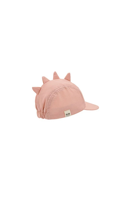 Gorra gerga de nadó de color rosa