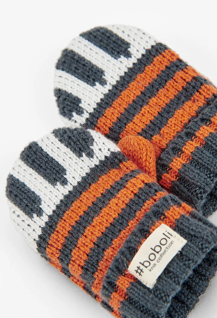 Knitwear mittens for baby