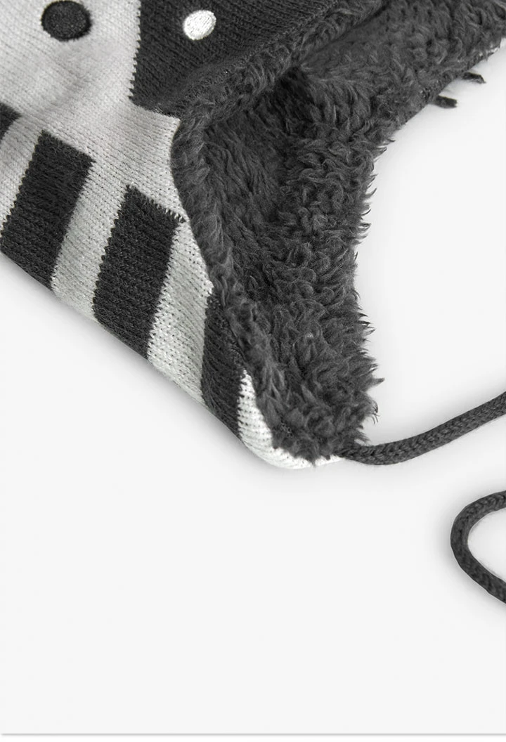 Bonnet zèbre pour bébé