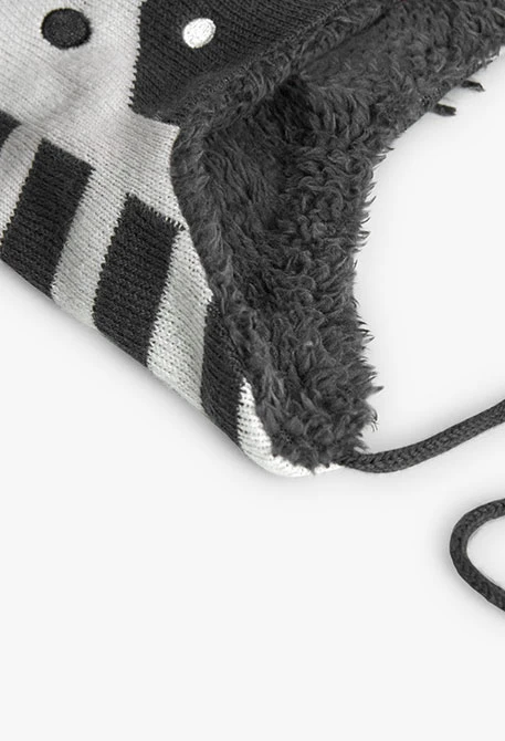 Bonnet zèbre pour bébé